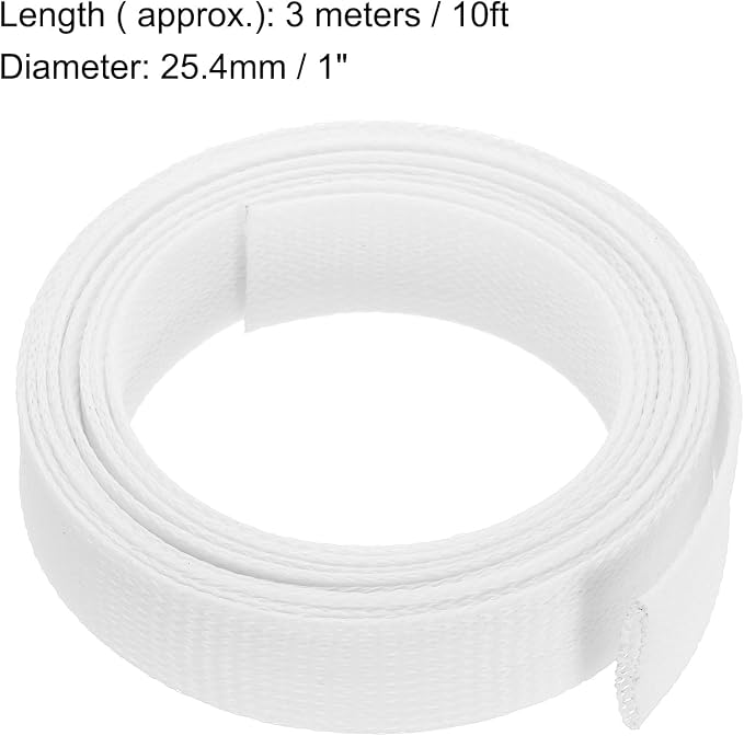 uxcell Expandable Sleeving, 1 9/16-inch 10ft Cable Sleeve - Image 3
