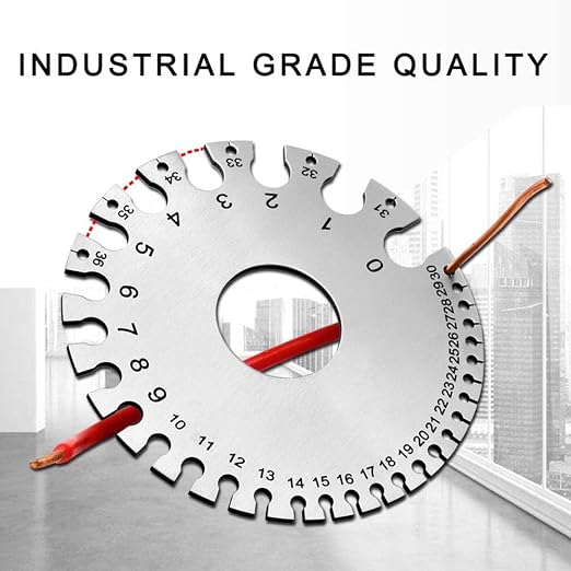 2 Pcs Stainless Steel Thickness Gauges Wire Gauge Measuring Tool | - Image 7