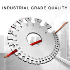 2 Pcs Stainless Steel Thickness Gauges Wire Gauge Measuring Tool | - Image 7