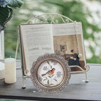 Vintage Picture Frames 4x4 Round Antique Gold Picture Frames - Image 7