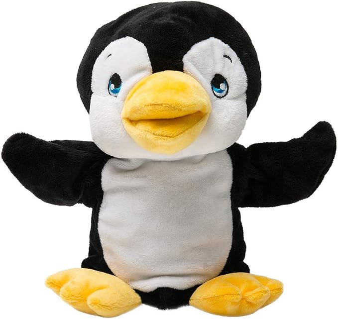 HollyHOME Plush Zoo Friends Hand Puppet Animal Puppet Penguin - Image 3