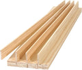 Wood Strips 1/8"x 1" x 17.5", Unfinished Flat Lumber Pine Pieces by Unknown
