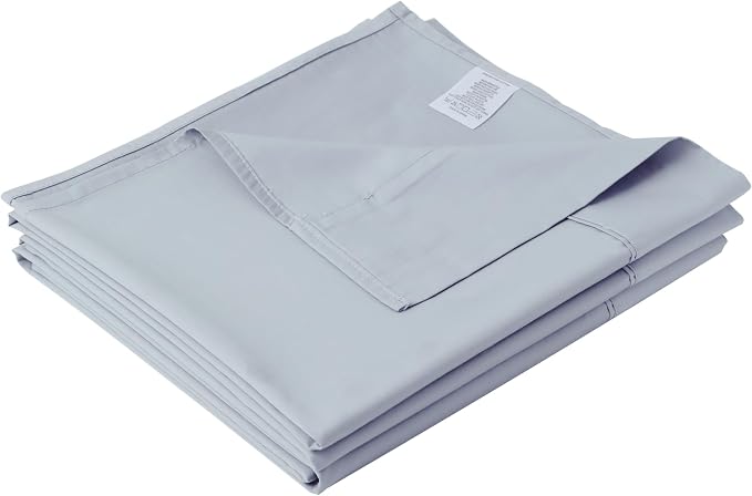 Cotton King Flat Sheet Only, 600 Thread Count 100% Egyptian Cotton Top Sheet by ZaizaiHome