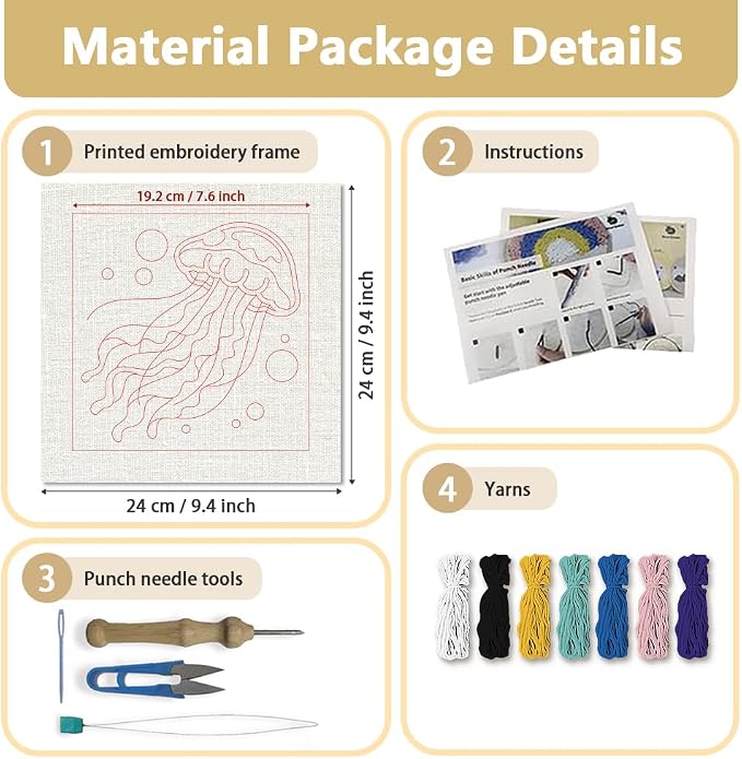 DOODLREAM Color Jellyfish Needle Kit - Image 2