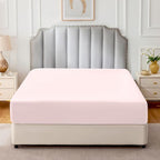 FreshCulture Pure Cotton Fitted Sheets Full Size, 300 Thread Count Percale - Image 2