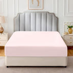 FreshCulture Pure Cotton Fitted Sheets Twin XL Size, 300 Thread Count Percale - Image 2