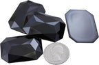 Allstarco 40x30mm Black Jet A11 Large Flat Back Octagon Acrylic Rhinestones by Allstarco