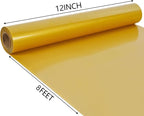 Iron-On Golden Vinyl Rolls - Image 2