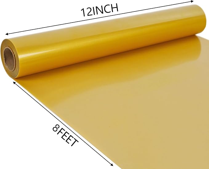 Iron-On Golden Vinyl Rolls - Image 2