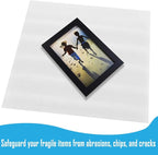100 Pack Foam Sheets, DAT 12" x 12", 1/16" Thickness, Foam Wrap Cushioning - Image 2