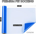 TORC Royal Blue Permanent Vinyl 12" x 14 FT Glossy Blue Adhesive Vinyl Roll - Image 2