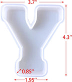 4 inch 26 Pack English Letter Silicone Mold - Image 8