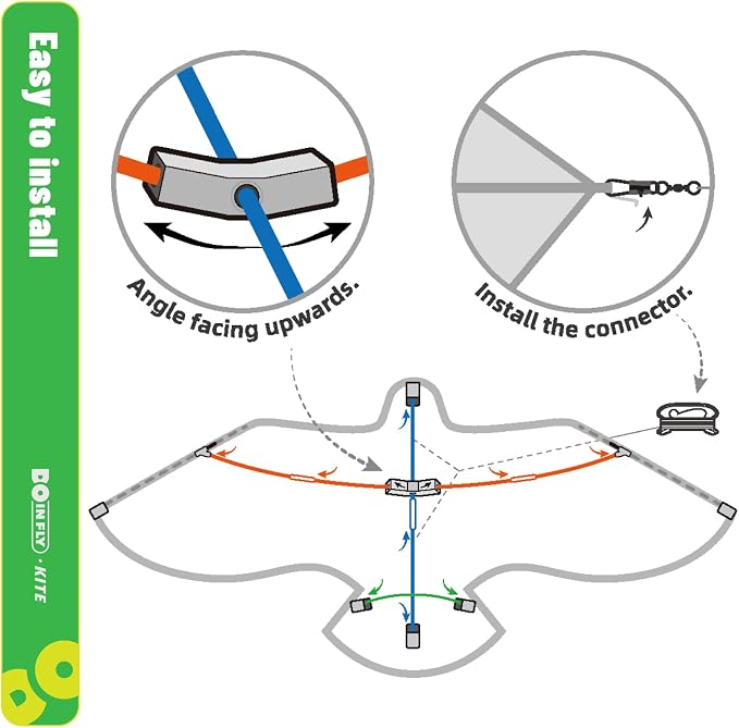 Kite for Ages 8-12, Single Line String Professional Kites for Beach and Outdoor - Image 6