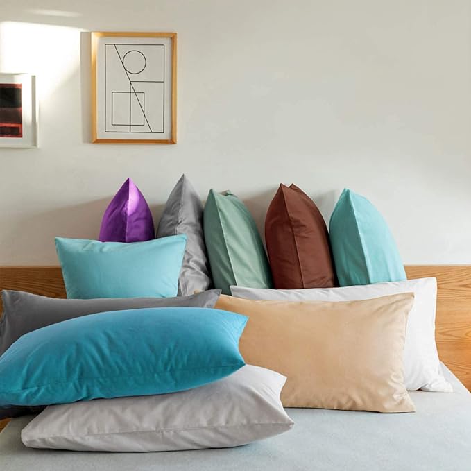 FLXXIE King Pillow Cases Set of 2, Soft Microfiber Pillow Covers - Image 6
