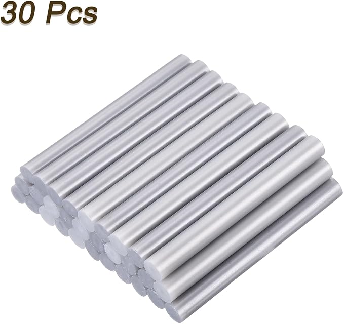 uxcell 30pcs Mini Hot Glue Gun Sticks 4-inch x 0.43-inch High Sticky Large Hot - Image 3