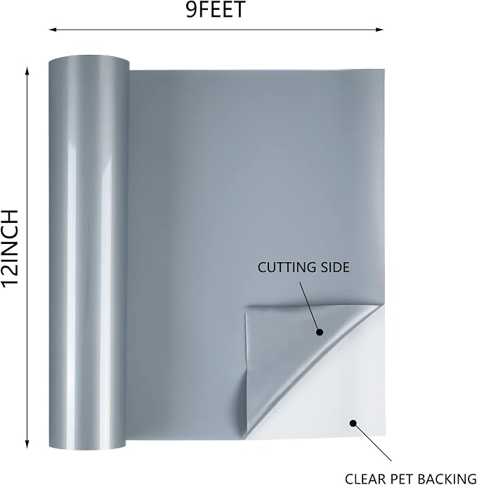 HTVVETUR HTV Vinyl Rolls Heat Transfer Vinyl - Image 2