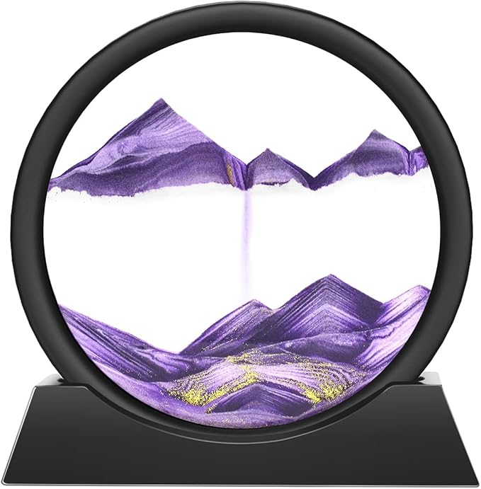 Wai Danie Moving Sand Art Picture 3D Hourglass Deep Sea Sandscape Liquid Motion by WaiDanie