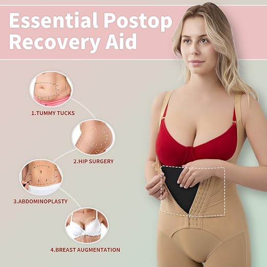 5 Pack Lipo Foam Pads, Tummy Tuck, Flattening Abdominal Compression Garments - Image 3