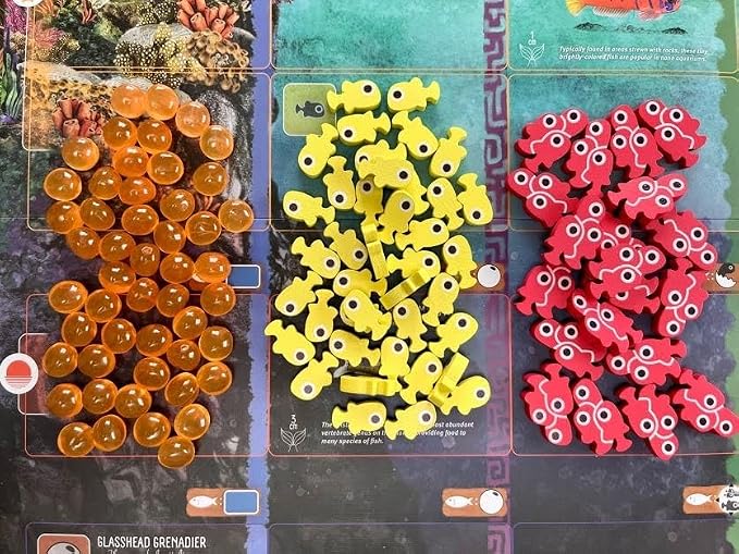 Stonemaier Games: Finspan Upgrade Pack | Squishy Eggs and Wooden Fish Tokens | - Image 5