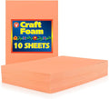 Hygloss Craft Foam Sheets, Peach 10 Count by HyglossProductsInc