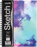 UCreate Fashion Poly Sketch Book, Watercolor Splash by CreativityStreet%C2%AE