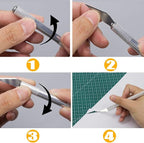 Jneoace Exacto Knife Precision Carving Craft Hobby Knife Kit - Image 3