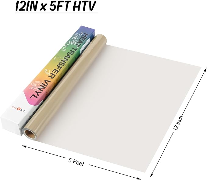 HTVRONT HTV Vinyl Rolls Heat Transfer Vinyl - Image 7