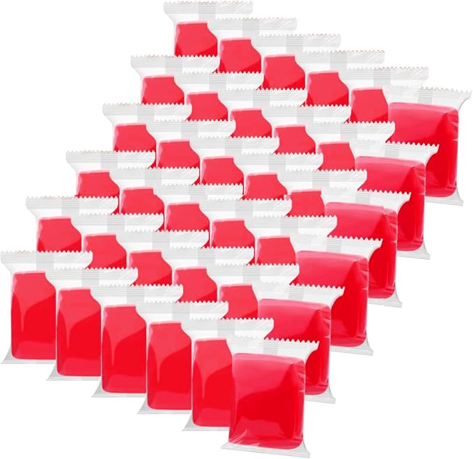 Air Dry Clay, 36 Packs Red Air Dry Foam Clay, 19oz Soft Modeling Clay Super by WOLWEFA