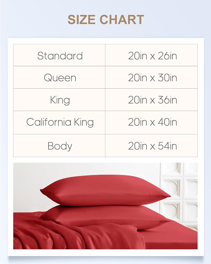 THXSILK Set of 2 100% Mulberry Silk Pillowcase - Image 9