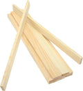 MECCANIXITY 10Pcs Wood Strips Slats, 5/16" x 1‑1/4" x 16" Thin Wood Sticks Flat by MECCANIXITY