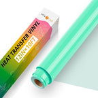 HTVRONT Heat Transfer Vinyl, Mint Green HTV, 12 x 10FT HTV Vinyl Roll | Mint by HTVRONT