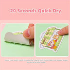 Scrapbook Quick Dry Glue Pen 6PCS Set, Crafting Color Spot Glue Pen Liquid Glue - Image 7