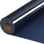 HTVVETUR Navy HTV Iron on Vinyl 12Inch by 35ft Heat Transfer Vinyl by HTVVETUR
