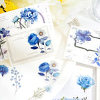 100 Pcs Pink Flower Stickers for Scrapbooking Junk Journal Notebook Diary - Image 9
