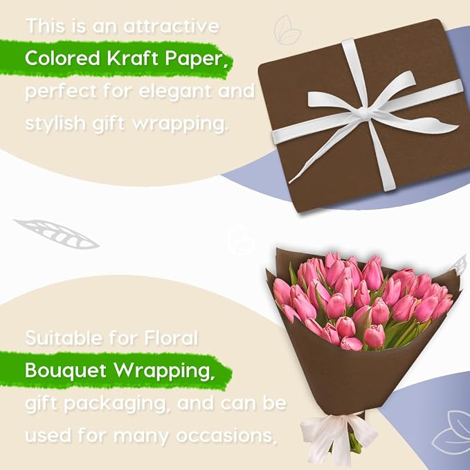 PerkHomy Coffee Kraft Paper Roll 36" x 3 - Image 4
