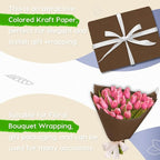 PerkHomy Coffee Kraft Paper Roll 36" x 3 - Image 4