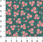 Floral Patchwork Fabric Panel 100x155 cm – 100% Cotton Satin, 6 Coordinated - Image 7