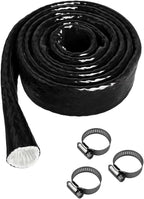 YAMAKATO 1/4" ID Heat Shielded Fire Thermo Armor Fire Sleeve Silicone Coated by YAMAKATO