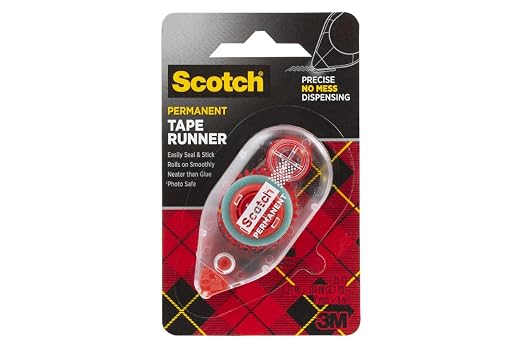 3M 6061 Scotch Double Sided Adhesive Roller Tape Runner, Photo-Safe Adhesive - Image 8