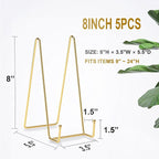 Hoewina Plate Stands for Display, Plate Holder Display Stands, Metal Frame - Image 2