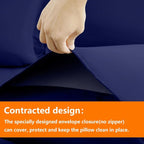 TAIMIT Navy King Comforter Set - Image 4
