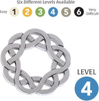 BePuzzled |Coaster Hanayama Metal Brainteaser Puzzle Mensa Rated Level 4 - Image 5