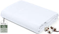 Royale Linens 100% Organic Cotton Twin Flat Sheet Only by ROYALELINENS