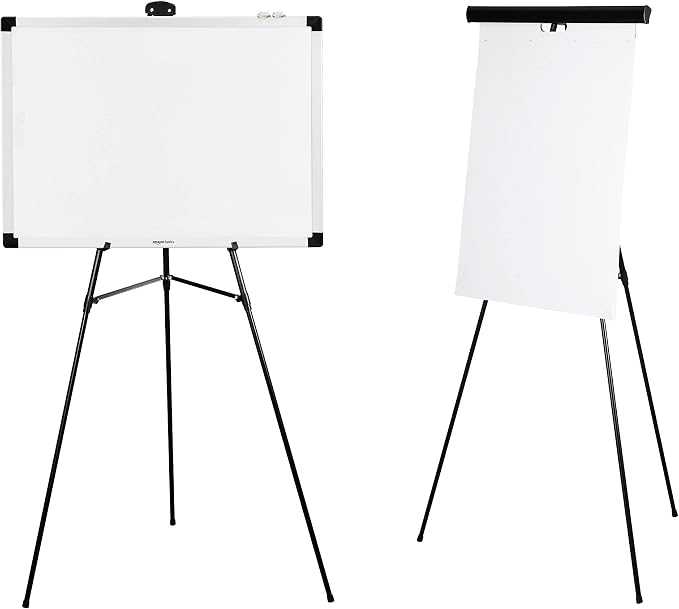 Amazon Basics Height Adjustable Aluminum Flipchart Easel Stand, - Image 2