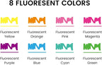 Artecho Acrylic Paint Markers 8 Fluorescent Colors, - Image 2