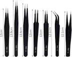 ZHIYE Precision ESD Anti-Static Tweezers, Jewelry-making, Laboratory Work - Image 2