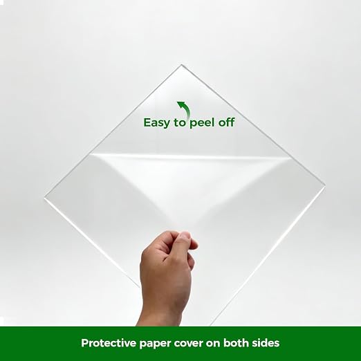 Lovemolly 3 Pack 8"x10" Plexiglass Sheets 1/8" Thick, 1/8" Thick - Image 7