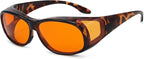 Eyekepper 100% Blue Reduction, Fitover Anti-Blue Blocking Computer Glasses by Eyekepper