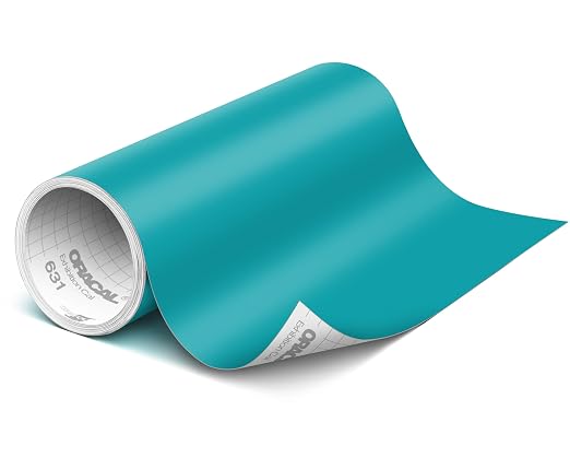ORACAL 631 Matte Teal Vinyl Durable Roll Easy to Weed Permanent Adhesive Craft by Orafol