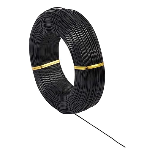 Fashewelry 459 Feet 17 Gauge Aluminum Wire Black Bendable Metal Craft Wire - Image 2